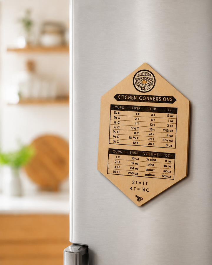 Kitchen Conversion Wooden Fridge Magnet