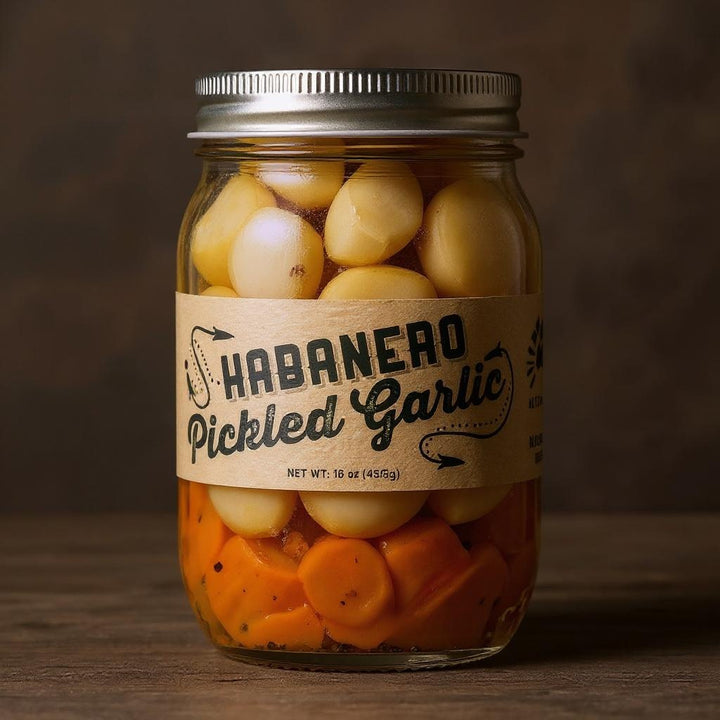 Habanero Pickled Garlic