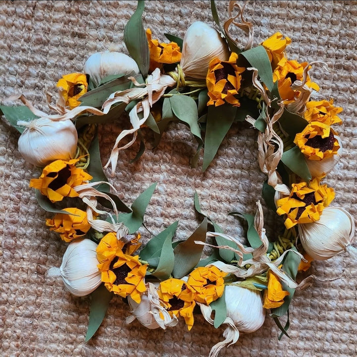 Handmade Garlic Flower Crown