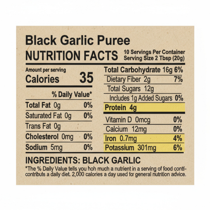 Black Garlic Puree